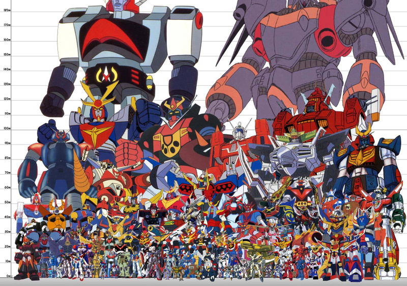 Illustration for article titled Super Robots and Giant Mecha Sized UpÂ